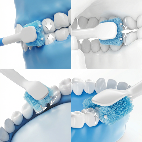 Szczoteczka do zębów elektryczna – podwójna inteligentna rotacja 